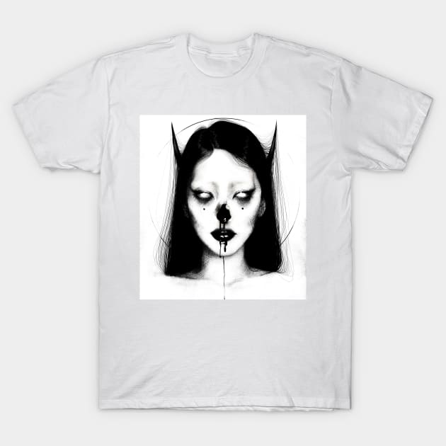 She lost her nose T-Shirt by MaliceGhoul